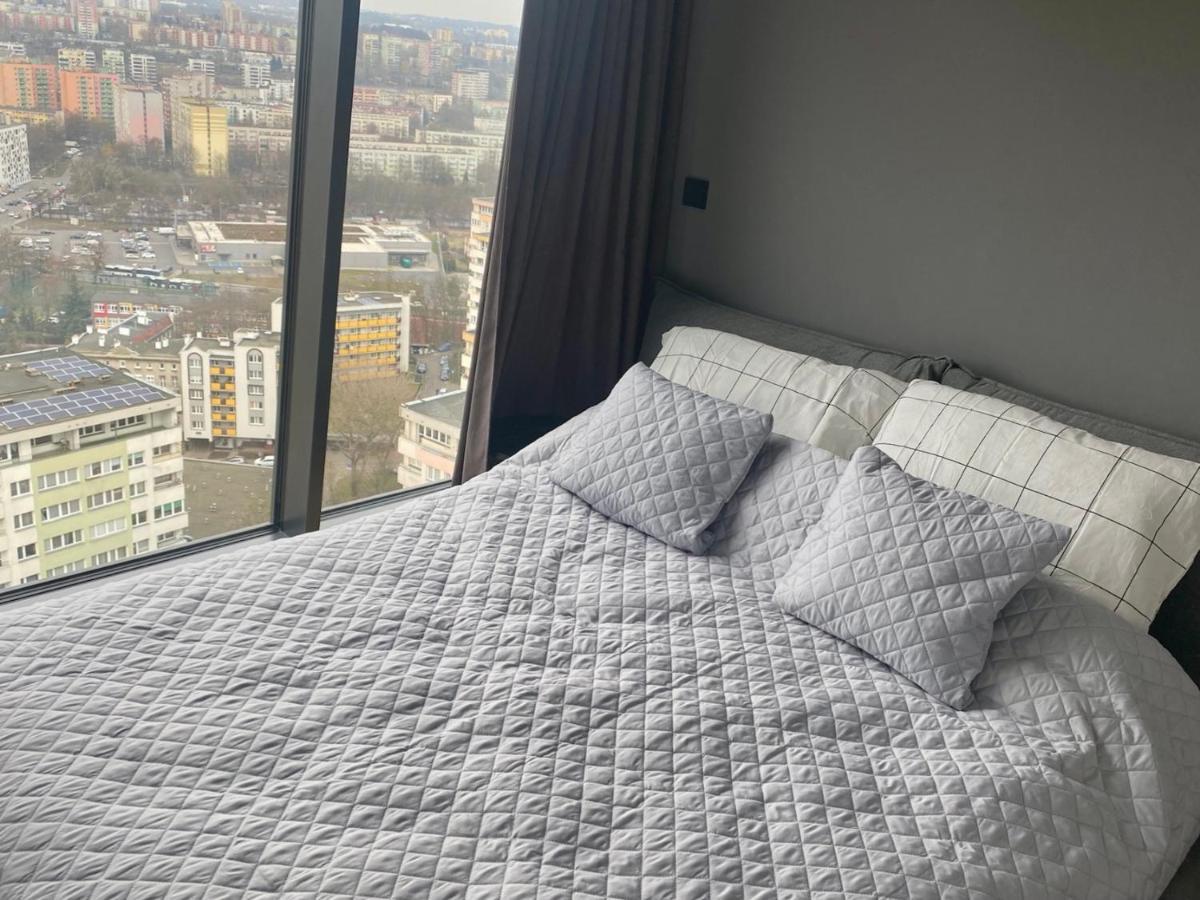 Hanza Tower Szczecin Sky Apart 18Th Floor A Apartman Kültér fotó